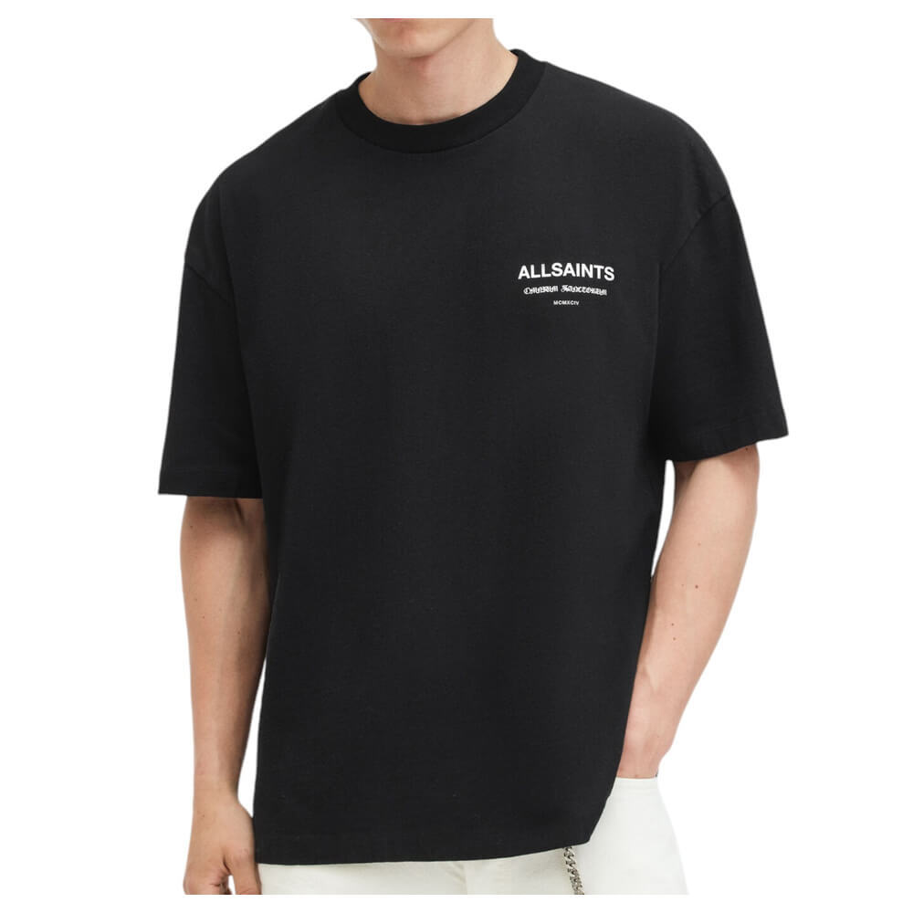 AllSaints Sanctum Logo Print Oversized T-Shirt